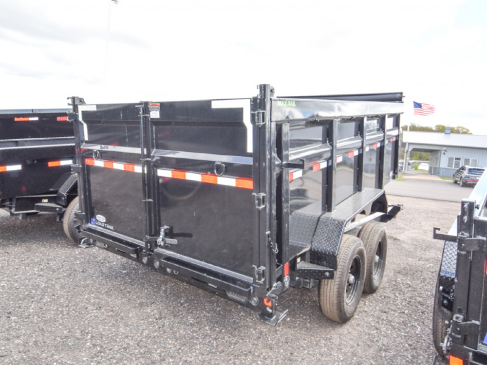 DL 83"x14' 14K w/Telescopic Hoist & 48" Side Dump Trailer Gallery Photo 2