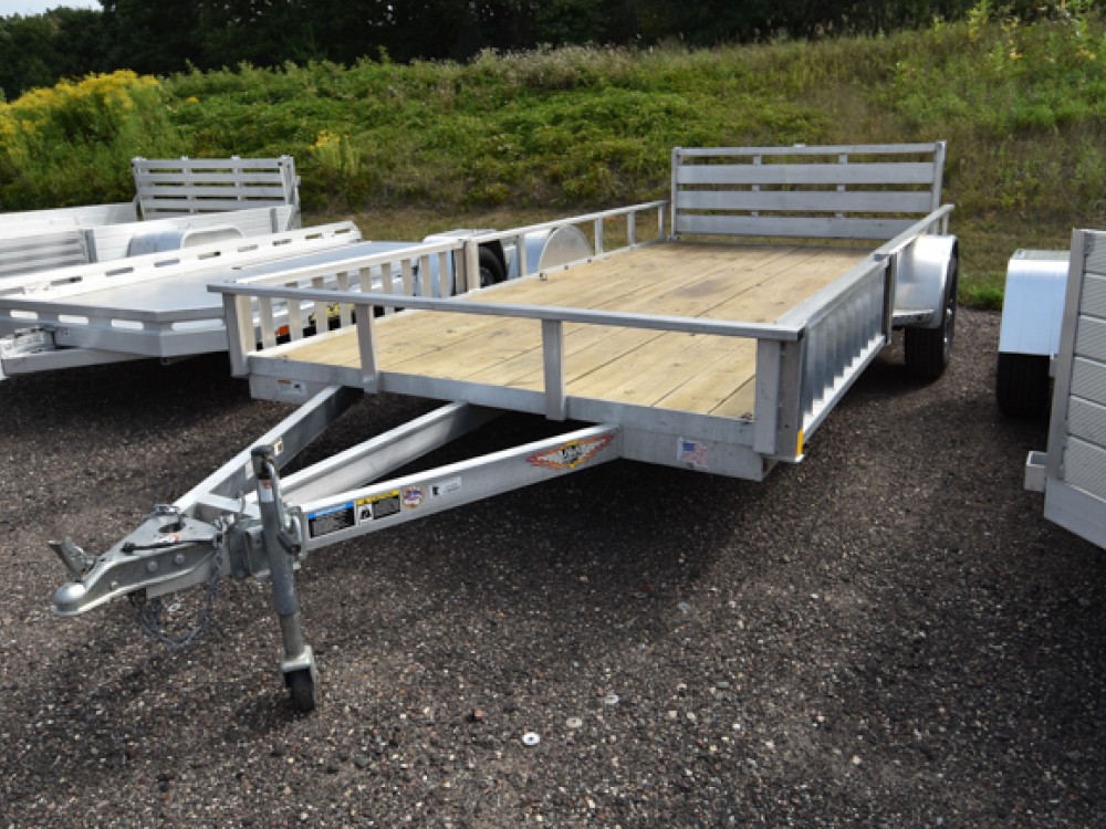 H&H 82x14 Aluminum Utility Trailer Gallery Photo 2