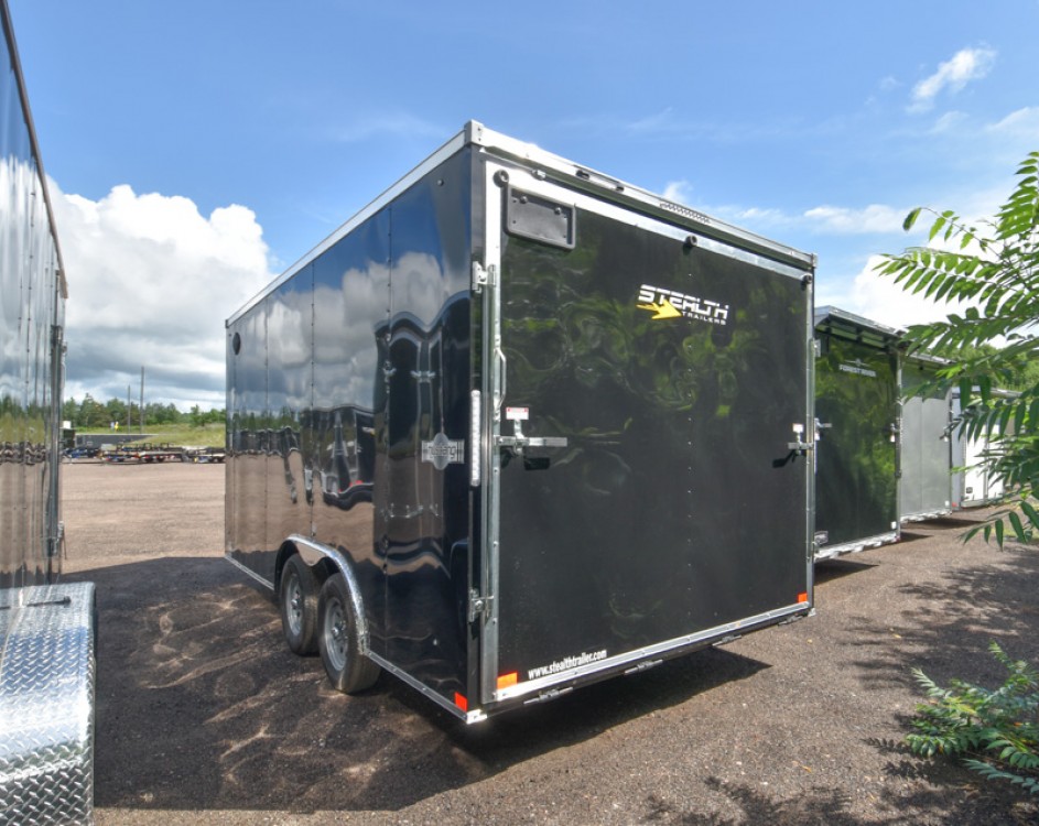 Mustang 8.5'x16' Enclosed Carhauler Trailer Gallery Photo 3