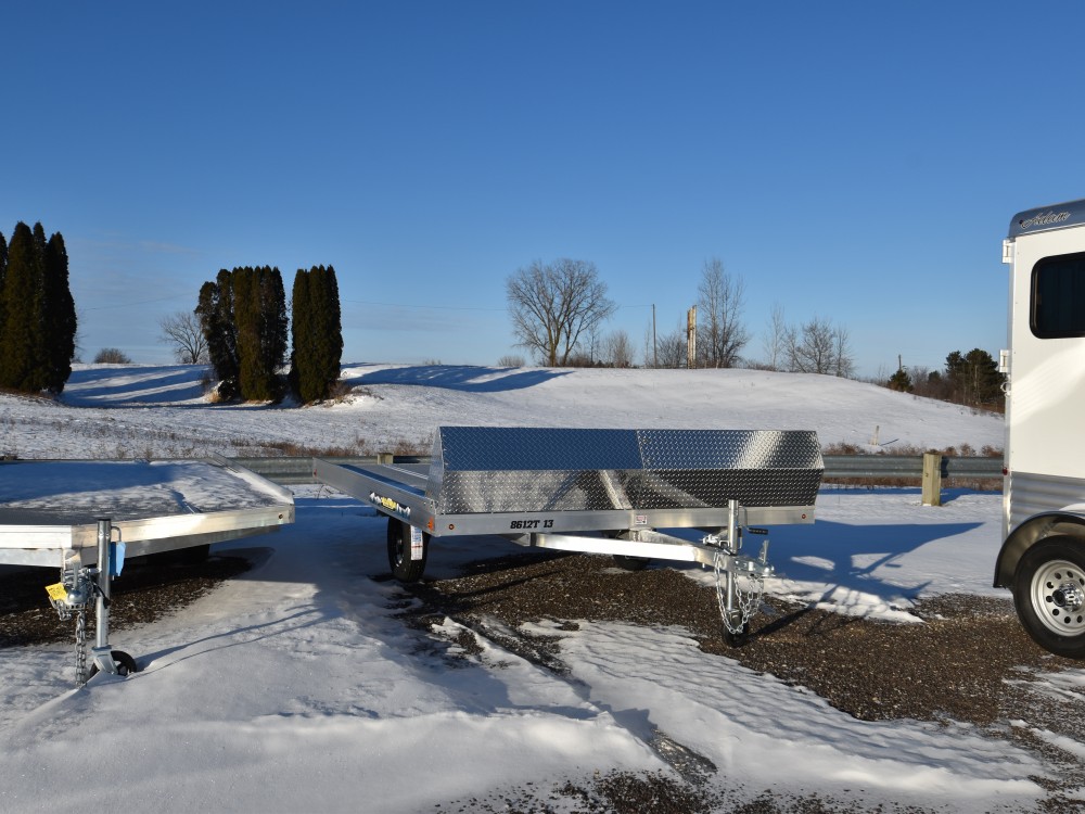 8612 Tilt w/13" Tires & Rock Guard Snowmobile Trailer Gallery Photo 1