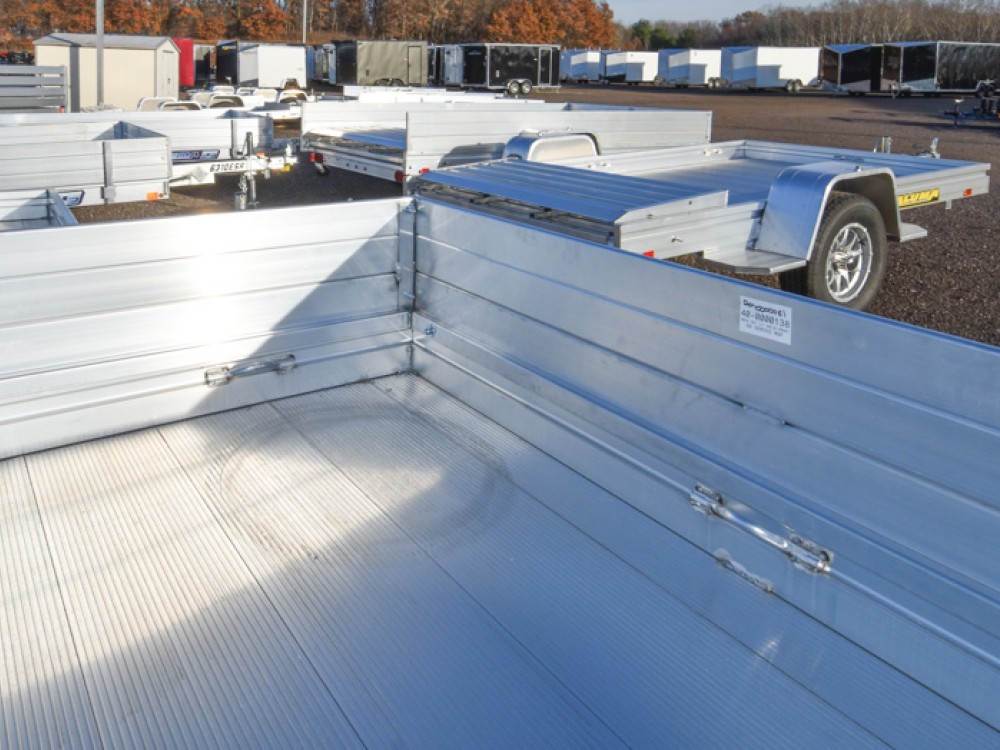 6812H w/12" Solid Sides Aluminum Utility Trailer Gallery Photo 4