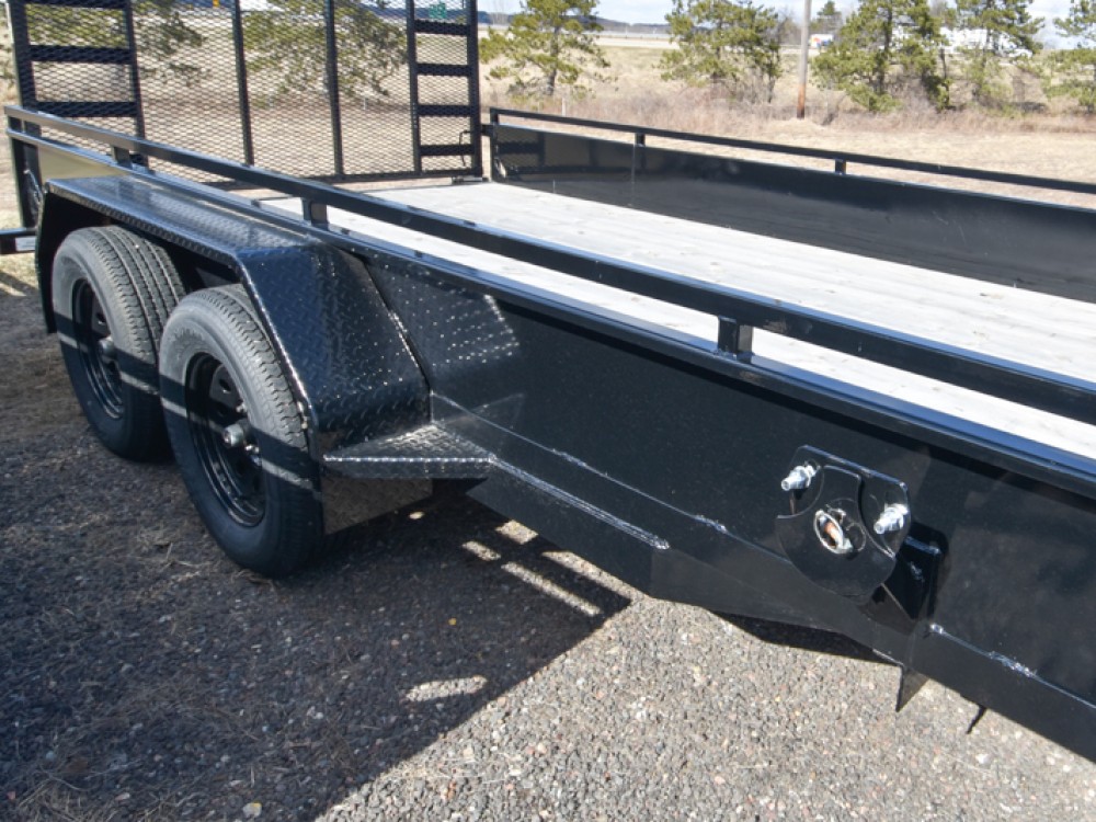 83"x18' w/Solid Sides Utility Trailer Gallery Photo 3