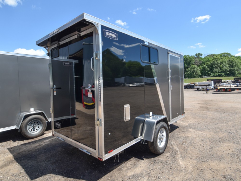 LTF 6'x12' Aluminum Enclosed Cargo Trailer w/Windows Gallery Photo 3
