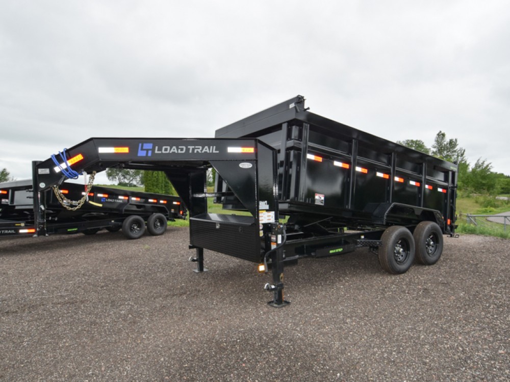 DG 83"x14' 14K Low-Pro w/48" Sides Gooseneck Dump Trailer Gallery Photo 1