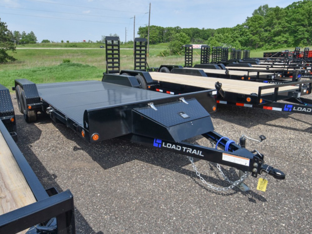 83"x16+2' Dove Carhauler Trailer w/Steel Deck Gallery Photo 1