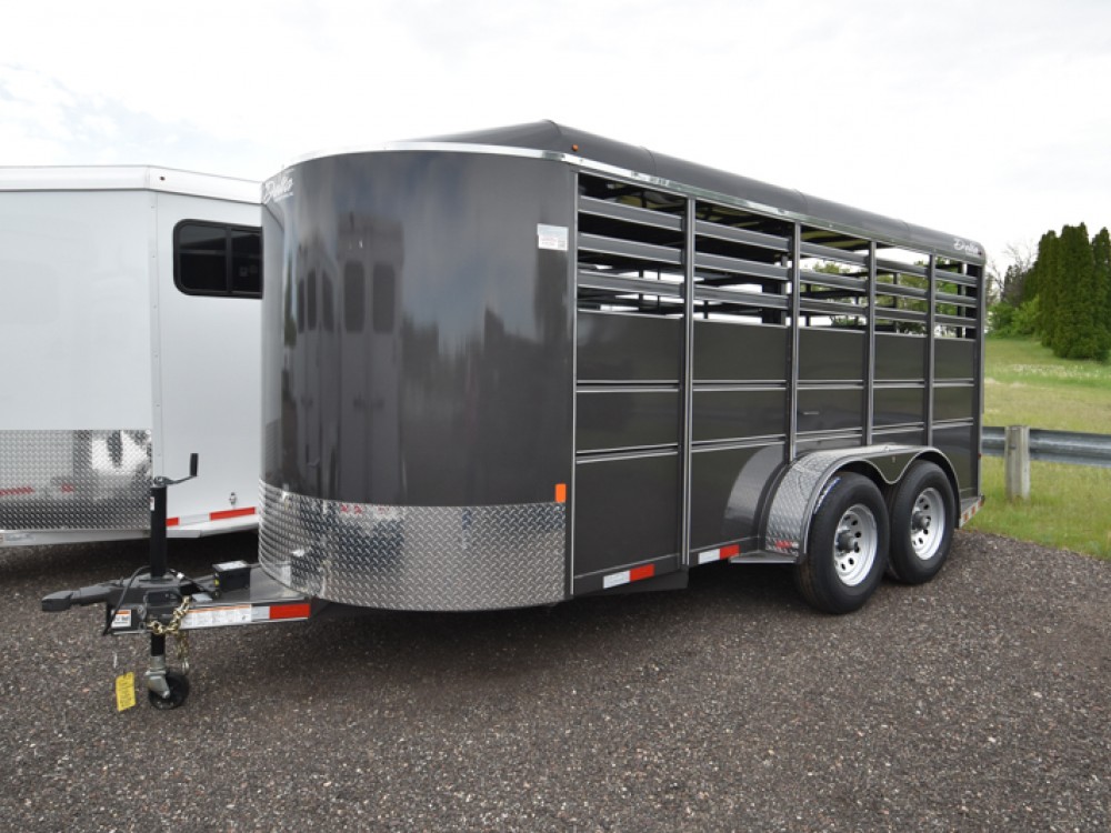 500 ES 6'8"X16' Stock Trailer Gallery Photo 1