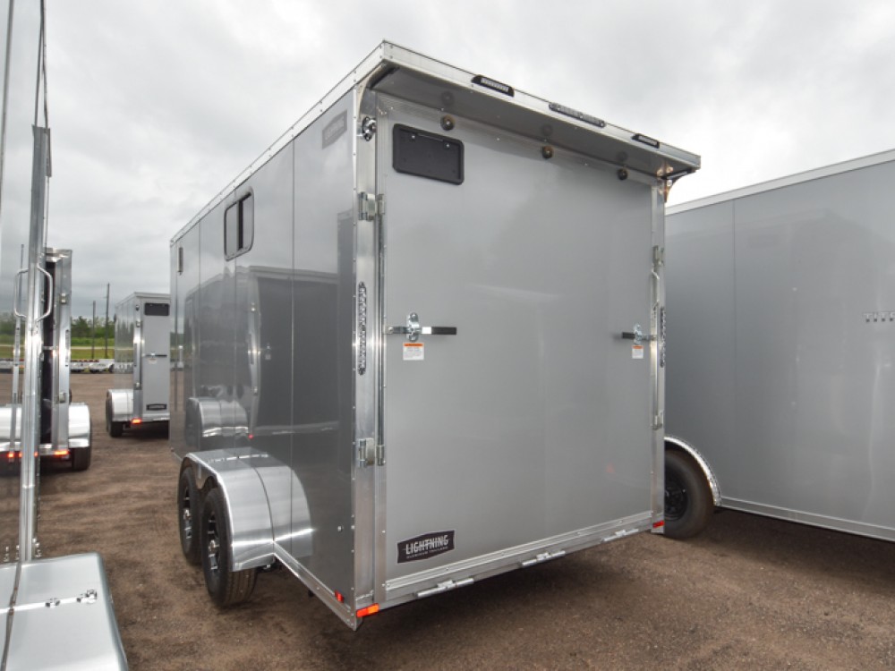 LTF 7'x16' Aluminum Enclosed Cargo Trailer w/Windows Gallery Photo 3