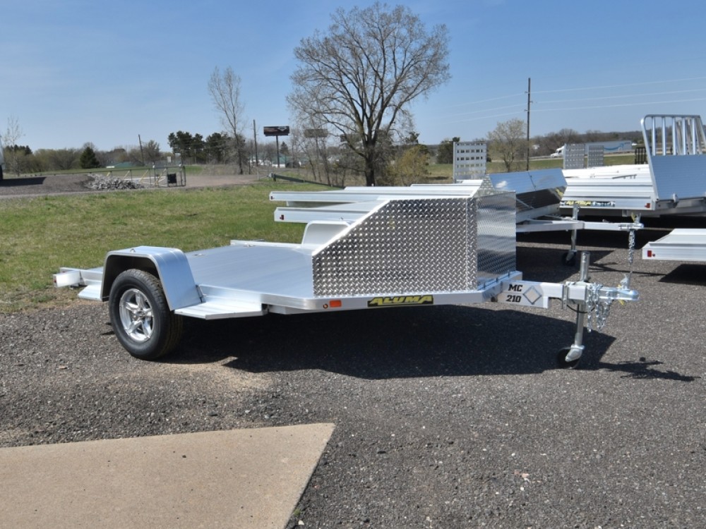 MC 210 Aluminum Motorcycle Trailer Gallery Photo 1