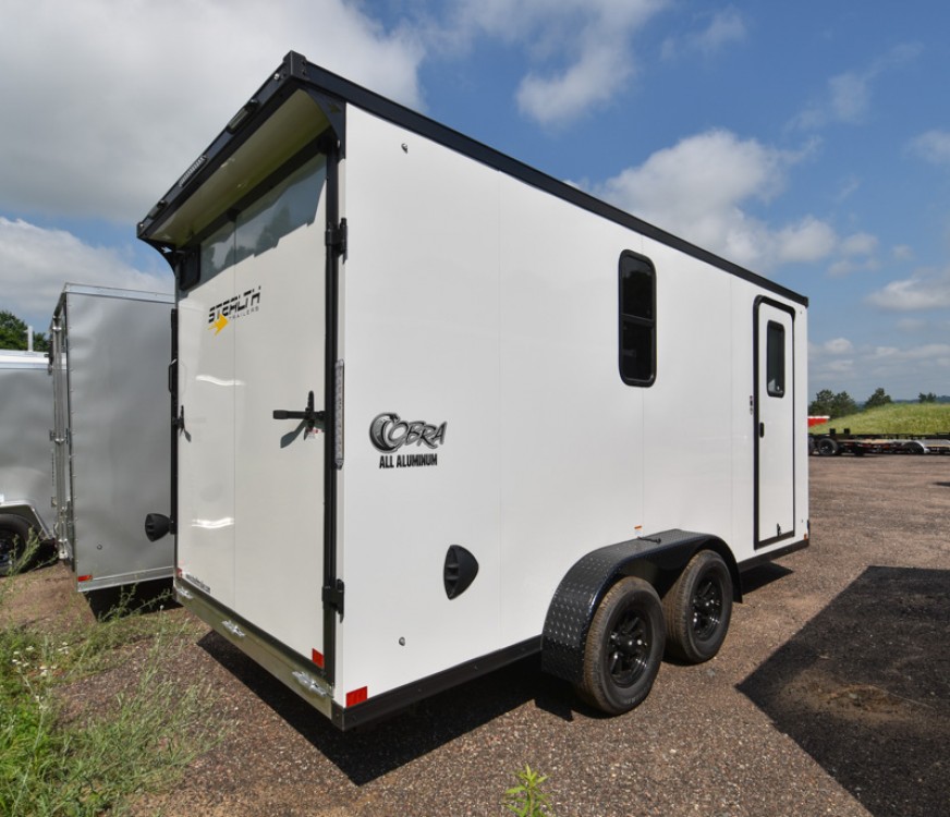 Cobra 7'x16' Enclosed Cargo Trailer w/Windows Gallery Photo 3