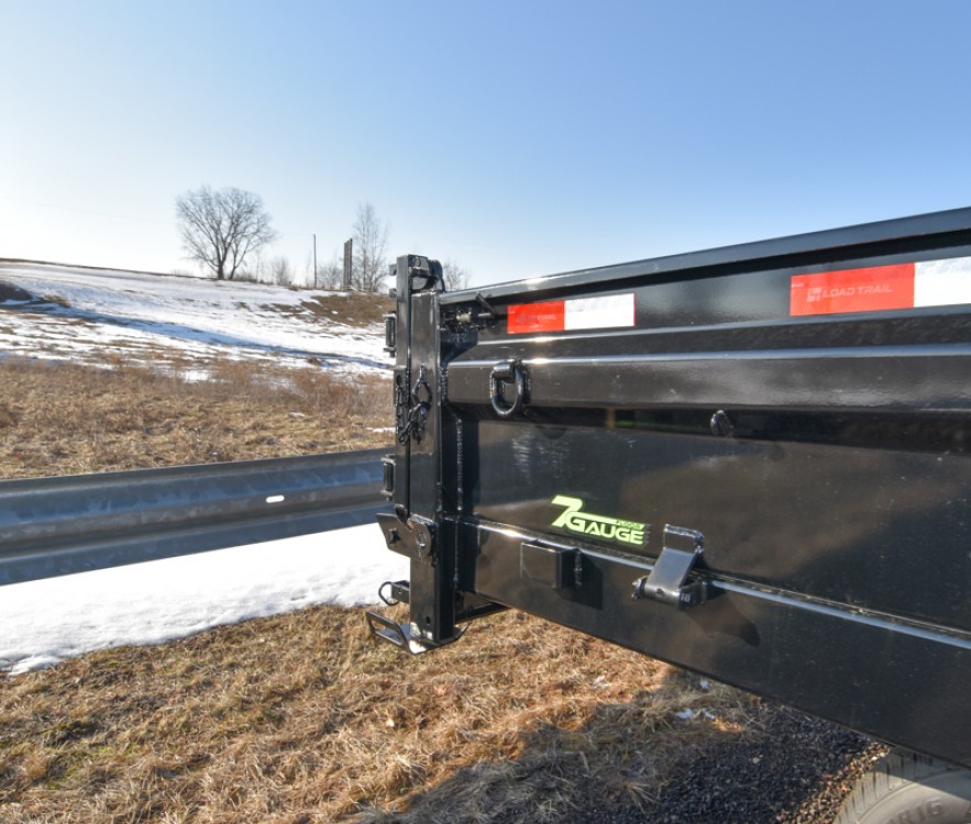 96"x16' Tri-Axle 21K Deckover w/18" Fold-Down Sides Dump Trailer Gallery Photo 3