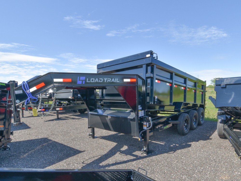 83"x16' 21K w/48" Sides Gooseneck Low-Pro Dump Trailer Gallery Photo 2