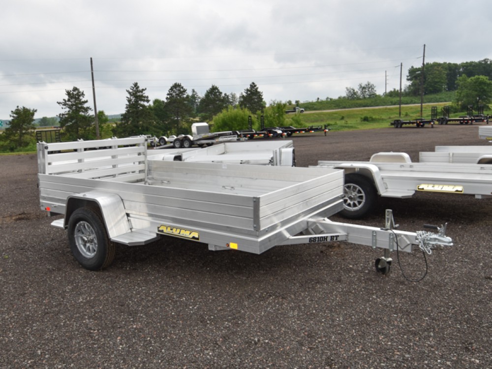 6810H BT w/12" Sides Aluminum Utility Trailer Gallery Photo 1