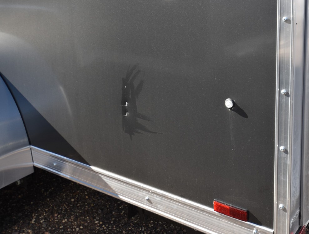 7'x14' Enclosed Cargo Trailer Discounted For Panel Damage Gallery Photo 8
