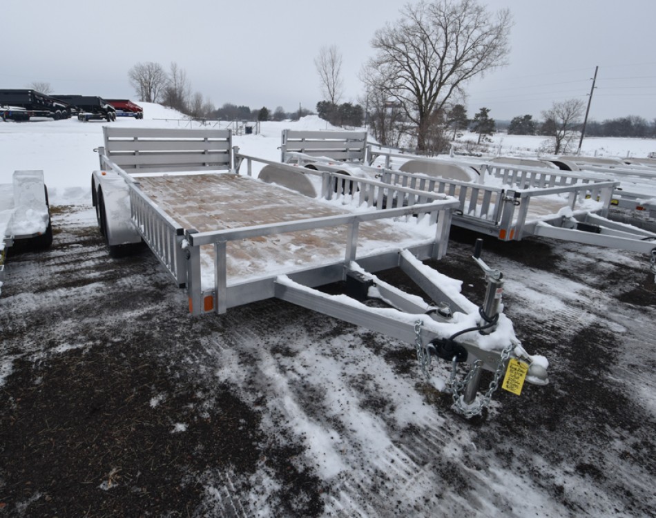 82"x14' w/HD Package, SRR & Bi-Fold Ramp Aluminum ATV/Utility Trailer Gallery Photo 2