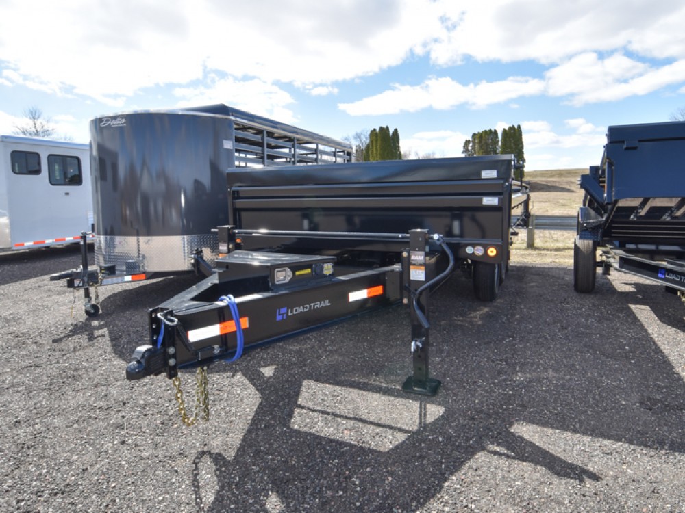 96"x16' Tri-Axle 21k Deckover w/18" Fold-Down Sides Dump Trailer Gallery Photo 1