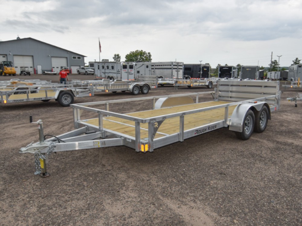 82"X18' w/HD Package Aluminum Utility Trailer Gallery Photo 1