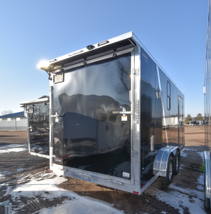 LTF 7.5'x16' Enclosed Cargo Trailer w/Windows & Insulation Gallery Photo 2