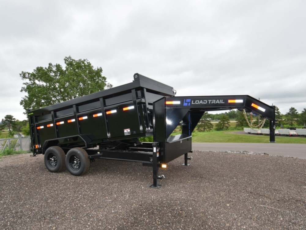 DG 83"x14' 14K Low-Pro w/48" Sides Gooseneck Dump Trailer Gallery Photo 2
