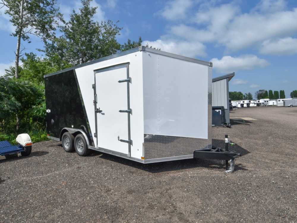 Mustang 8.5'x16' Enclosed Carhauler Trailer Gallery Photo 1