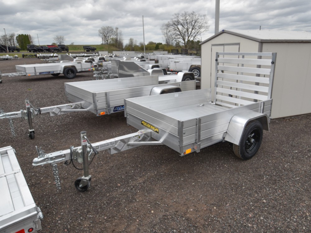 486 w/12" Solid Sides Aluminum Utility Trailer Gallery Photo 1