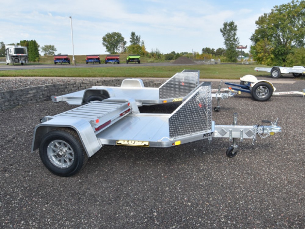 MC1F Folding Aluminum Motorcycle Trailer Gallery Photo 1