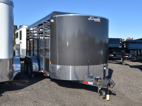 500 ES 6'8"X16' Stock Trailer Photo