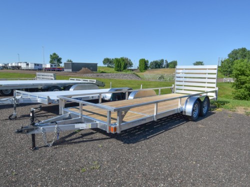 82"x20' w/HD Package Aluminum Utility Trailer Photo