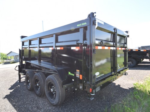83"x16' 21K w/48" Sides Gooseneck Low-Pro Dump Trailer Preview Photo 3