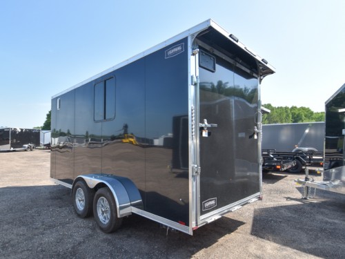 LTF 7'x16' Aluminum Enclosed Cargo Trailer w/Windows Preview Photo 3