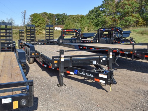 83"x22+2' Dove 21K Equipment Trailer Photo