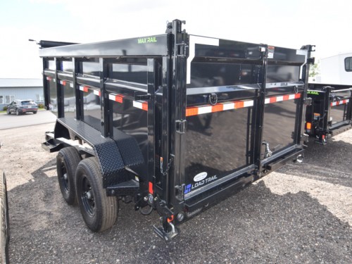 DL 83"x14' 14K w/Telescopic Hoist & 48" Side Dump Trailer Preview Photo 3