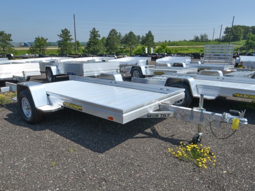 6812H Tilt Aluminum Utility Trailer Photo