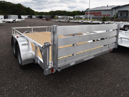 82"x14' w/HD Package & Bi-Fold Ramp Aluminum Utility Trailer Preview Photo 2