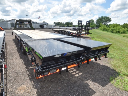 GP 102"x23+5' Dove 16K Low-Pro Gooseneck w/MAX Ramps Equipment Trailer Preview Photo 3