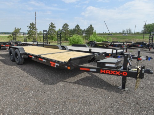 83"x16+6' Stationary Gravity Tilt Equipment Trailer Photo