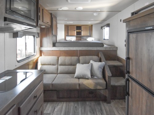 2026 Lakota Colt 8311 Sofa 3 Horse Living Quarters Horse Trailer Preview Photo 2