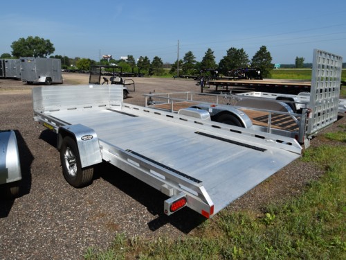 Aluma 7814 Tilt Utility Trailer w/Rock Guard Preview Photo 3