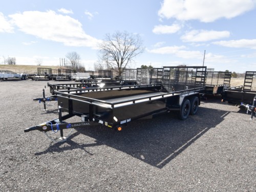 83"x18' w/Solid Sides Utility Trailer Photo