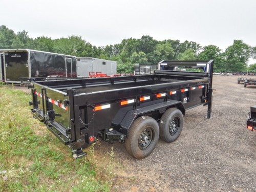 83"x14 w/24" Sides Gooseneck Dump Trailer Preview Photo 3