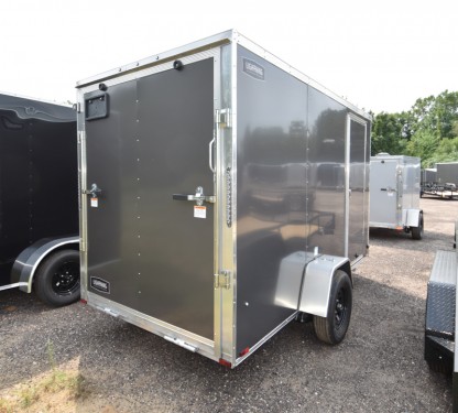 ECO 6'x12' Aluminum Enclosed Cargo Trailer **Price Reduced For Small Dent Preview Photo 2