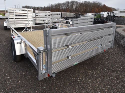 82"x12' Aluminum Utility Trailer w/HD Package & Bi-Fold Ramp Gate Preview Photo 2