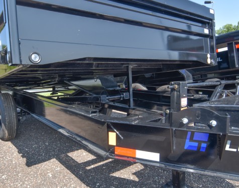 96"X16' 14K Deckover Dump Trailer w/Fold-Down Sides & 7 Gauge Floor Preview Photo 4