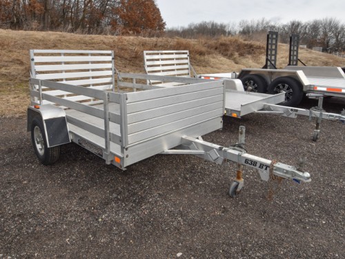 2012 Aluma 638 w/24" Open Sides Aluminum Utility Trailer Photo