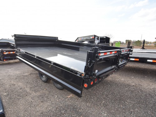 96"x14' w/18" Fold-Down Sides Dump Trailer Preview Photo 3