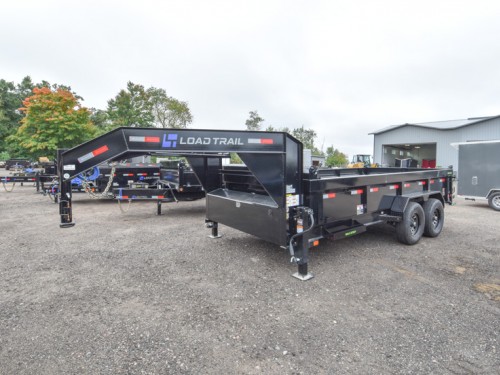 83"x16' w/24" Sides Gooseneck Dump Trailer Photo