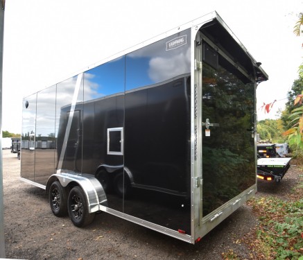 LTFES 7.5'x25 Drive In/Out Snowmobile/UTV Trailer Preview Photo 2