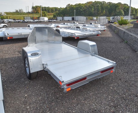 MC1F Folding Aluminum Motorcycle Trailer Preview Photo 3
