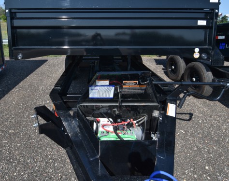 96"X16' 14K Deckover Dump Trailer w/Fold-Down Sides & 7 Gauge Floor Preview Photo 5