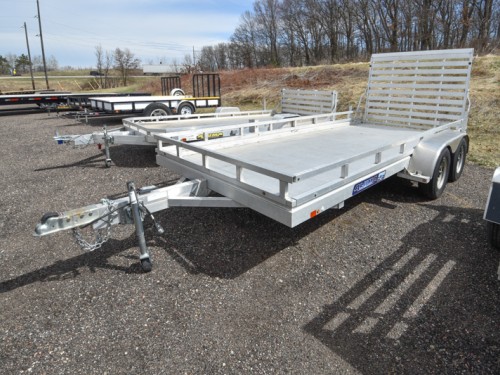 2020 Aluma 7816 ESA Aluminum Tandem Axle Utility Trailer Preview Photo 2