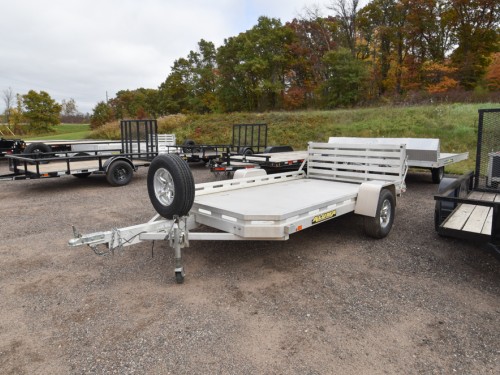Aluma 7712HBT w/Aluminum Spare Utility Trailer Preview Photo 2